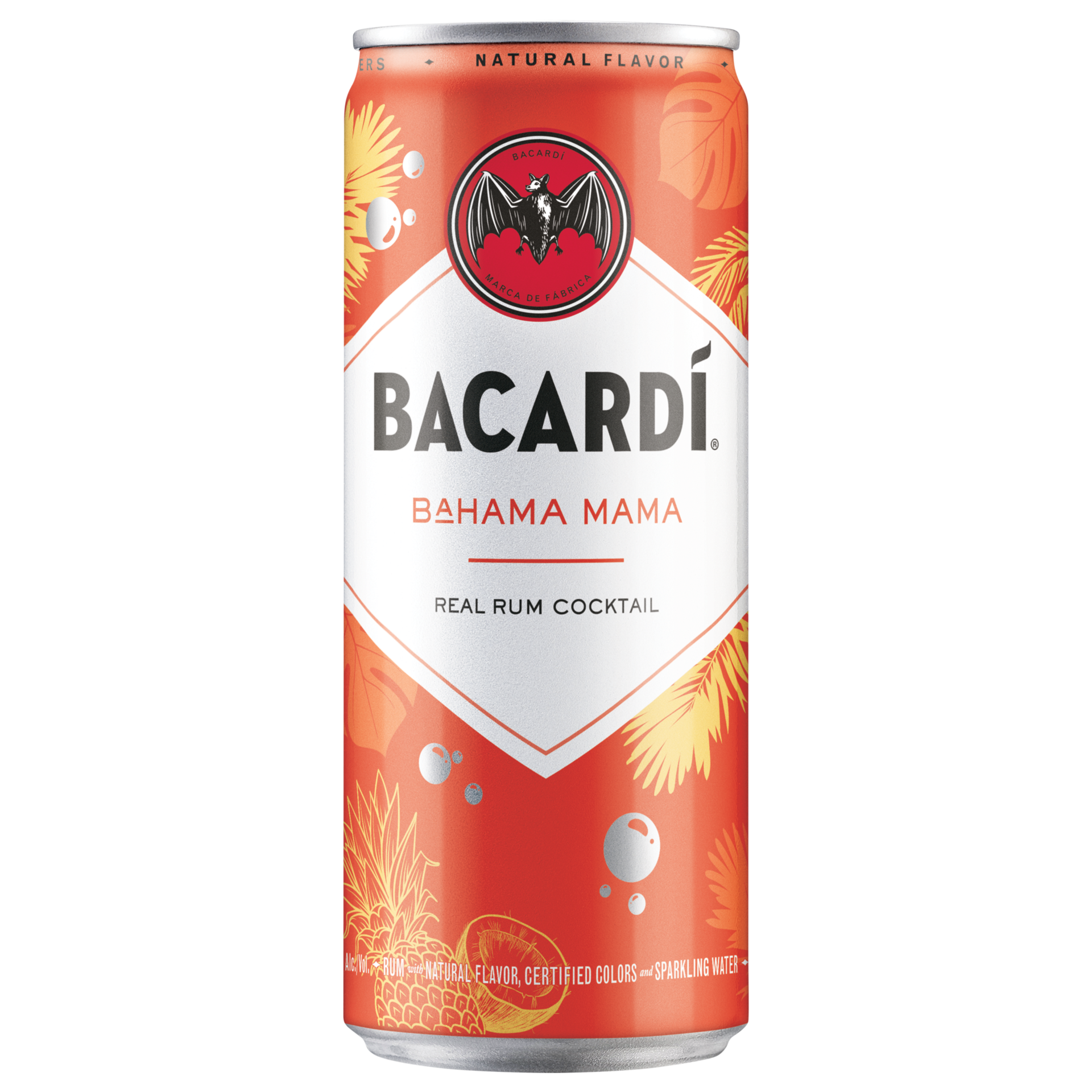 slide 5 of 5, Bacardí Bacardi Bahama Mama Ready To Drink Real Rum Cocktail, Gluten Free 5.9% 35.5Cl/355Ml, 355 ml