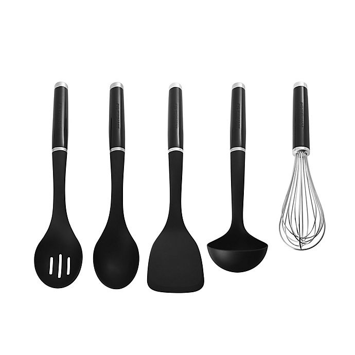 slide 4 of 4, KitchenAid Kitchen Tool and Gadget Set - Black, 6 ct