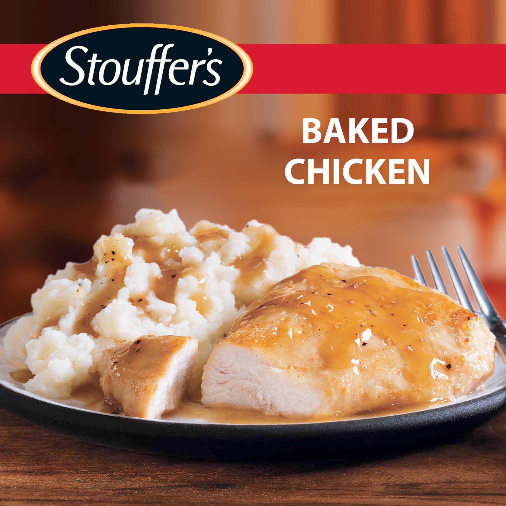 slide 1 of 13, Stouffer's Baked Chicken Frozen Meal, 8.88 oz