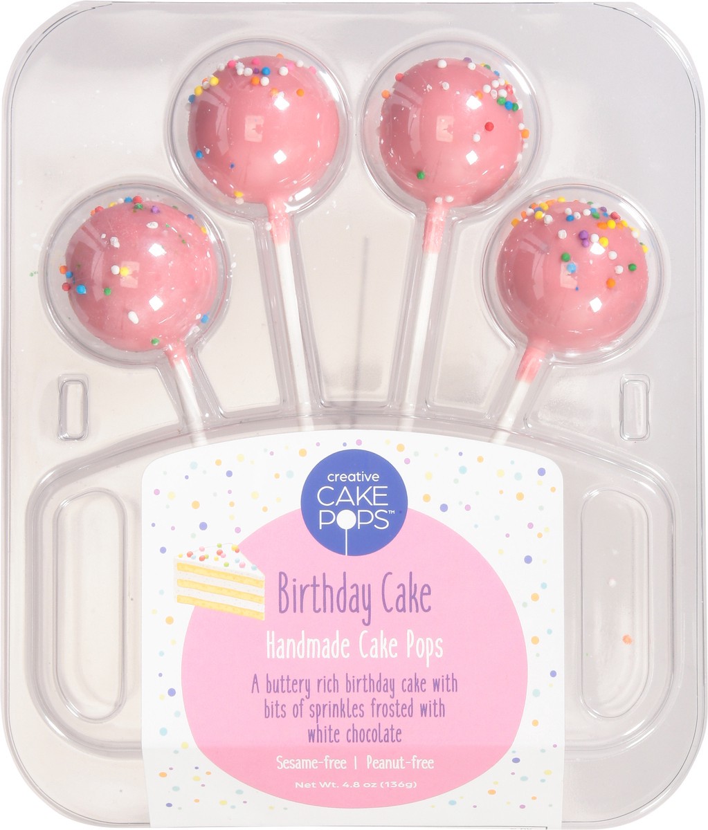 slide 13 of 13, Cake Pops Handmade Birthday Cake Cake Pops 4 ea, 4 ct