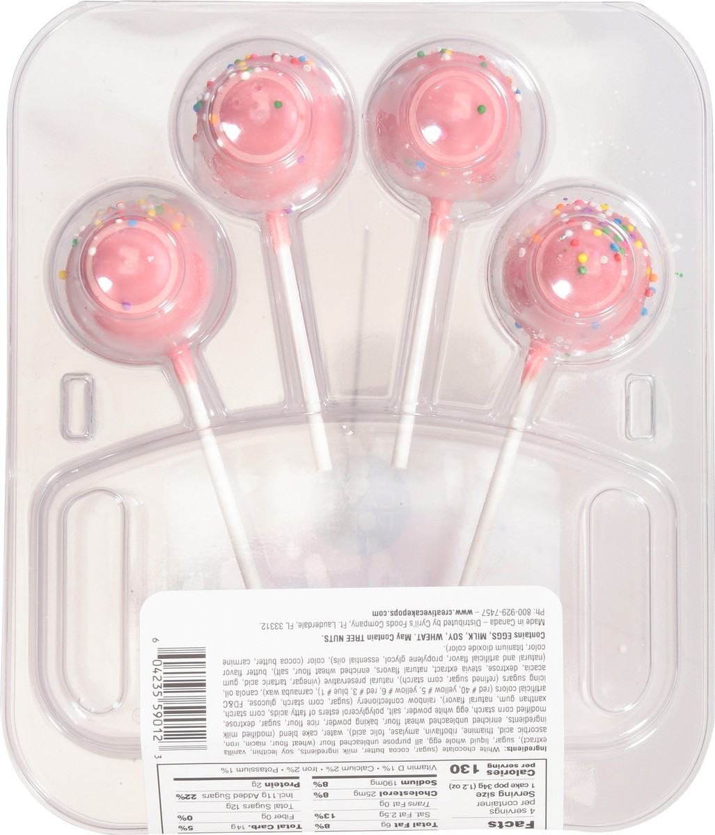 slide 9 of 13, Cake Pops Handmade Birthday Cake Cake Pops 4 ea, 4 ct