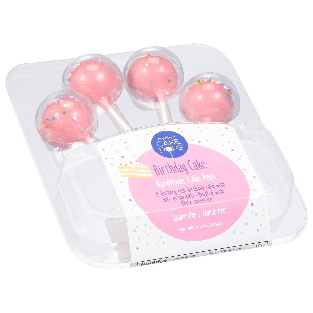 slide 7 of 13, Cake Pops Handmade Birthday Cake Cake Pops 4 ea, 4 ct