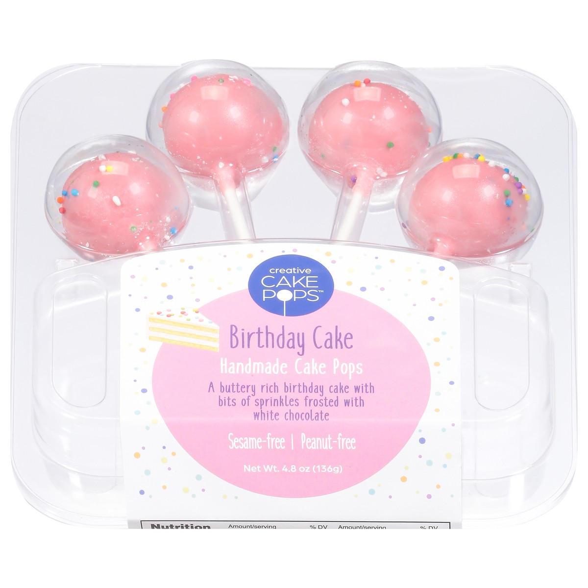 slide 2 of 13, Cake Pops Handmade Birthday Cake Cake Pops 4 ea, 4 ct