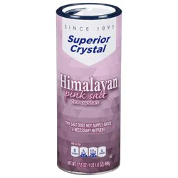 Superior Crystal Fine Crystals Himalayan Pink Salt 17.6 oz