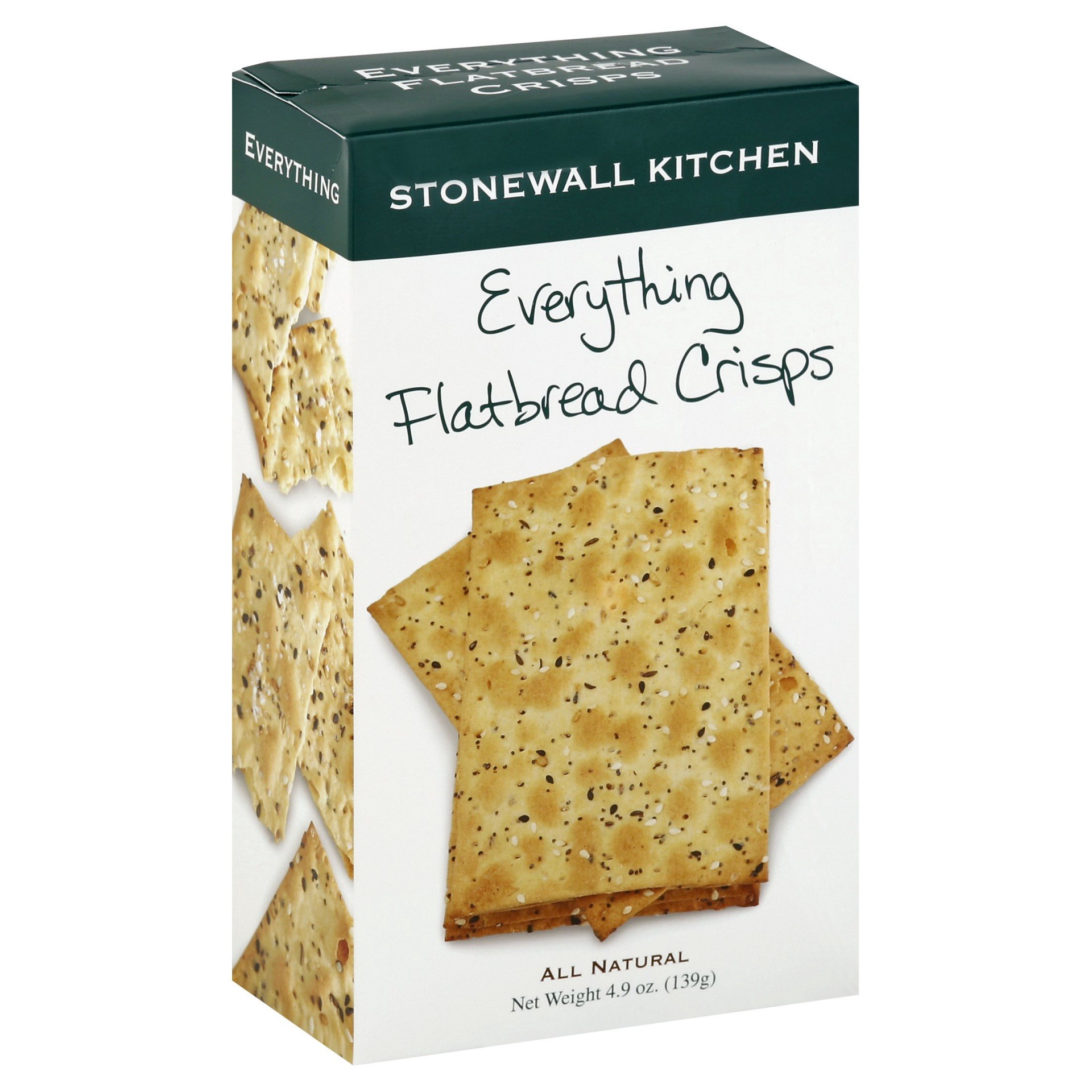 slide 1 of 1, Stonewall Kitchen Crisps Flatbread Everything - 4.9 Oz, 4.9 oz