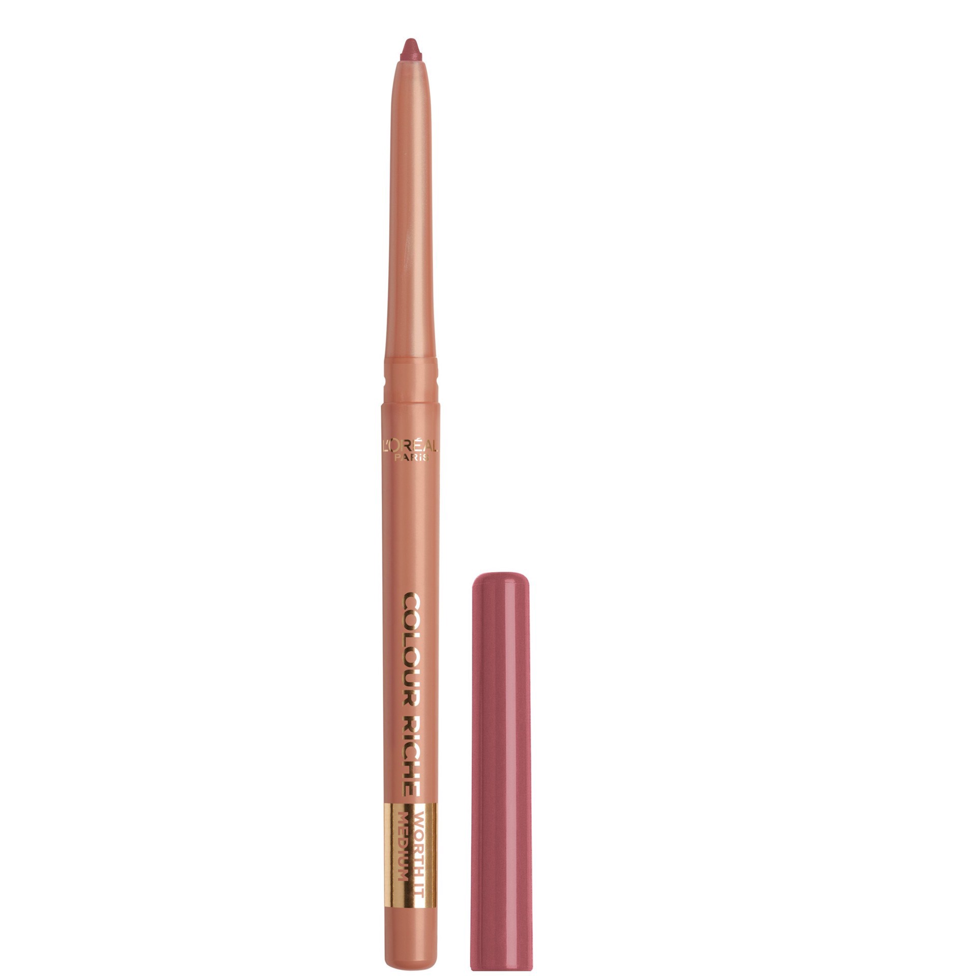 slide 1 of 1, L'Oréal Paris Colour Riche Lip Liner - Worth It Medium, 1 ct