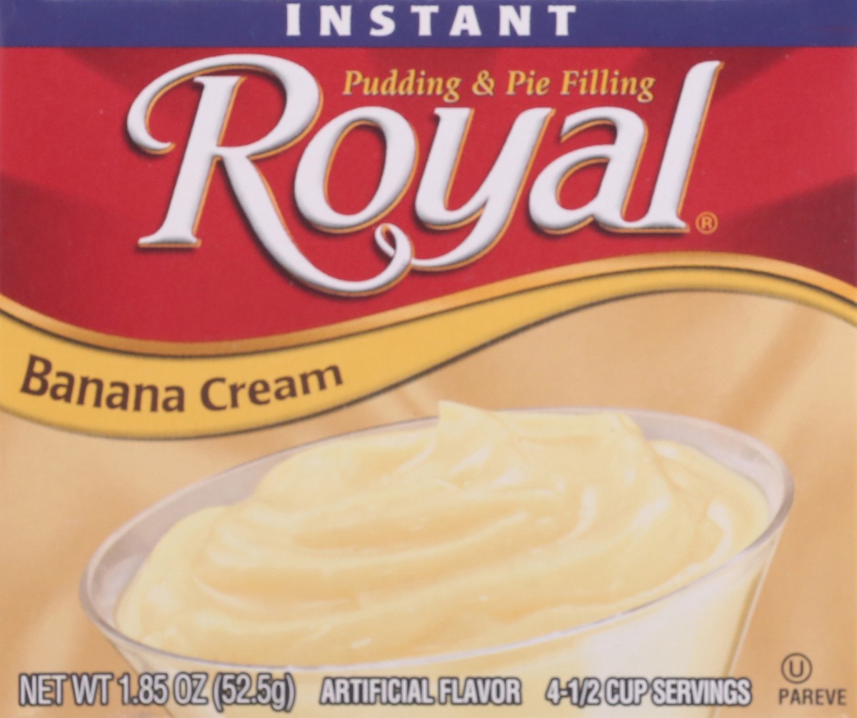 slide 6 of 13, Royal Instant Banana Cream Pudding & Pie Filling 1.85 oz, 1.85 oz