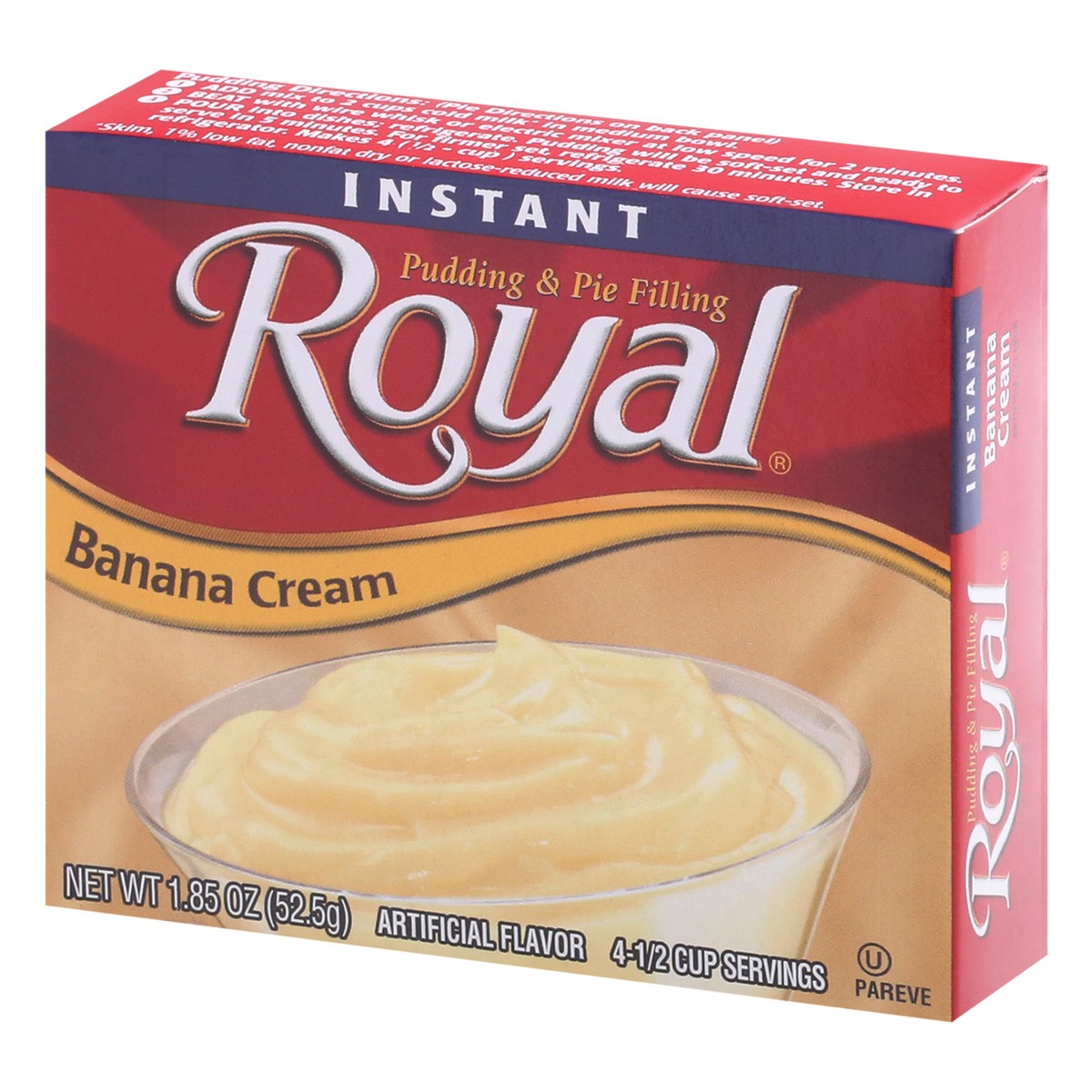 slide 13 of 13, Royal Instant Banana Cream Pudding & Pie Filling 1.85 oz, 1.85 oz