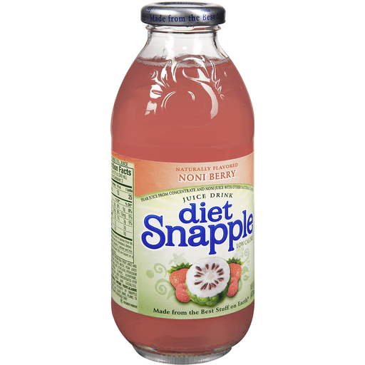 slide 9 of 9, Snapple Diet Juice Drink Noni Berry - 16 fl oz, 16 fl oz