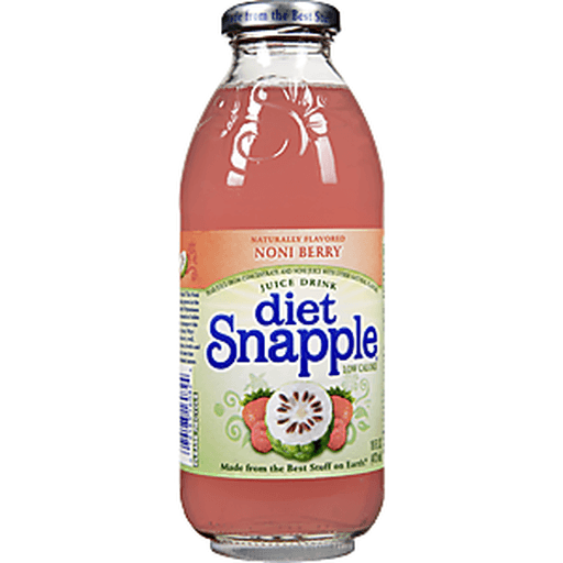 slide 4 of 9, Snapple Diet Juice Drink Noni Berry - 16 fl oz, 16 fl oz