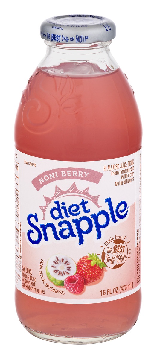 Snapple Diet Juice Drink Noni Berry 16 fl oz Shipt
