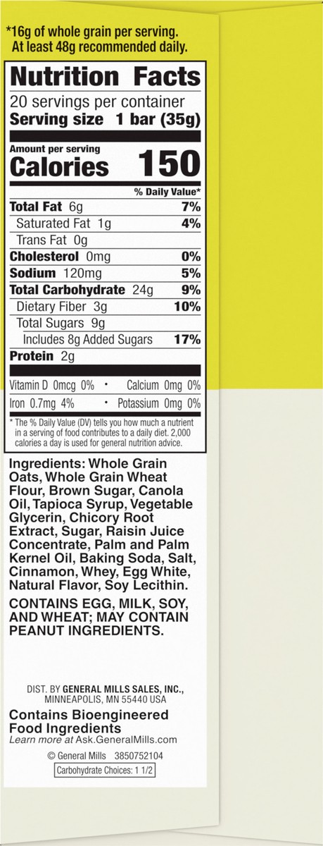 slide 5 of 13, Nature Valley Soft-Baked Oatmeal Squares, Cinnamon Brown Sugar, 20 Count, 24.8 OZ, 24.8 oz