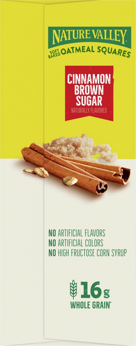 slide 12 of 13, Nature Valley Soft-Baked Oatmeal Squares, Cinnamon Brown Sugar, 20 Count, 24.8 OZ, 24.8 oz