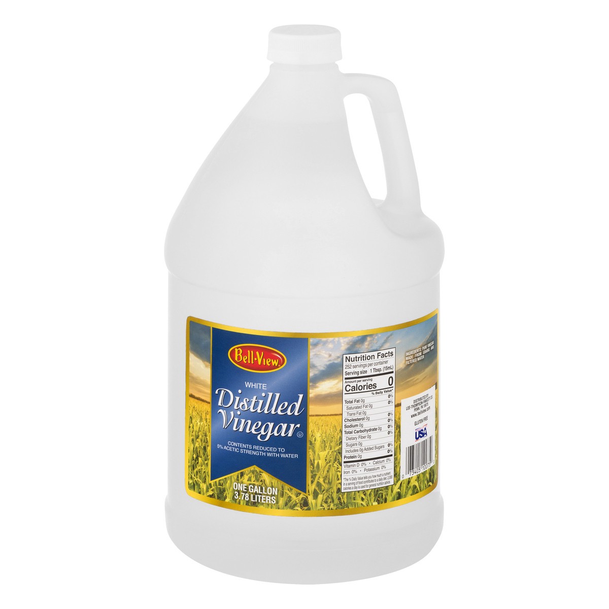 slide 6 of 13, Bell-View Distilled Vinegar, White One Gallon, 1 gal