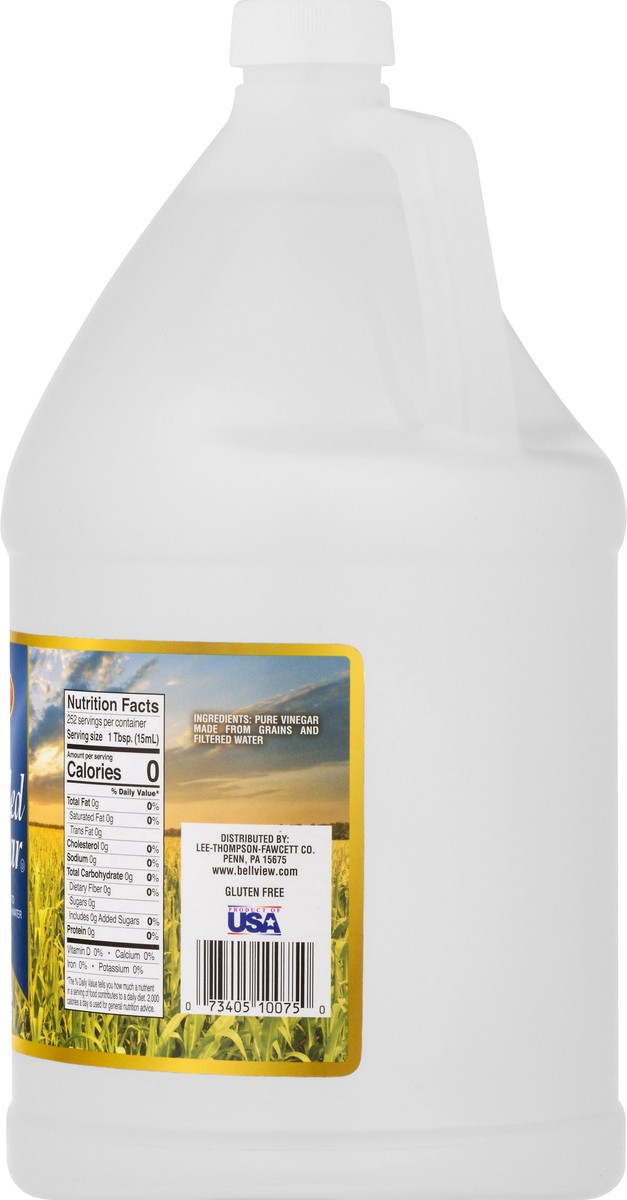 slide 9 of 13, Bell-View Distilled Vinegar, White One Gallon, 1 gal