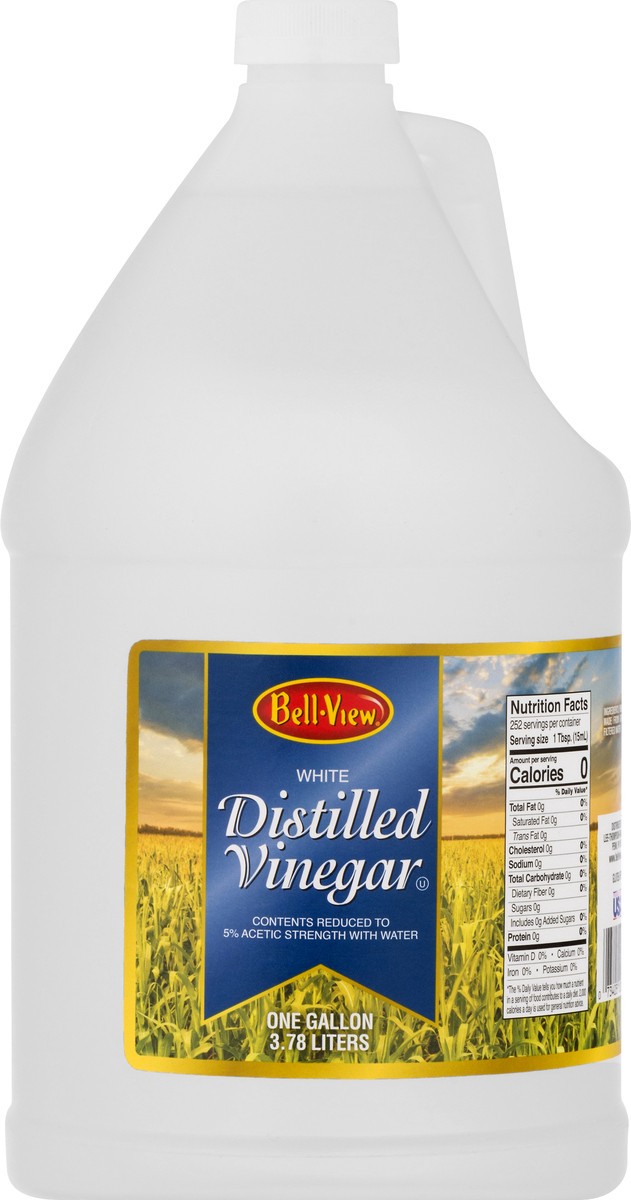 slide 1 of 13, Bell-View Distilled Vinegar, White One Gallon, 1 gal