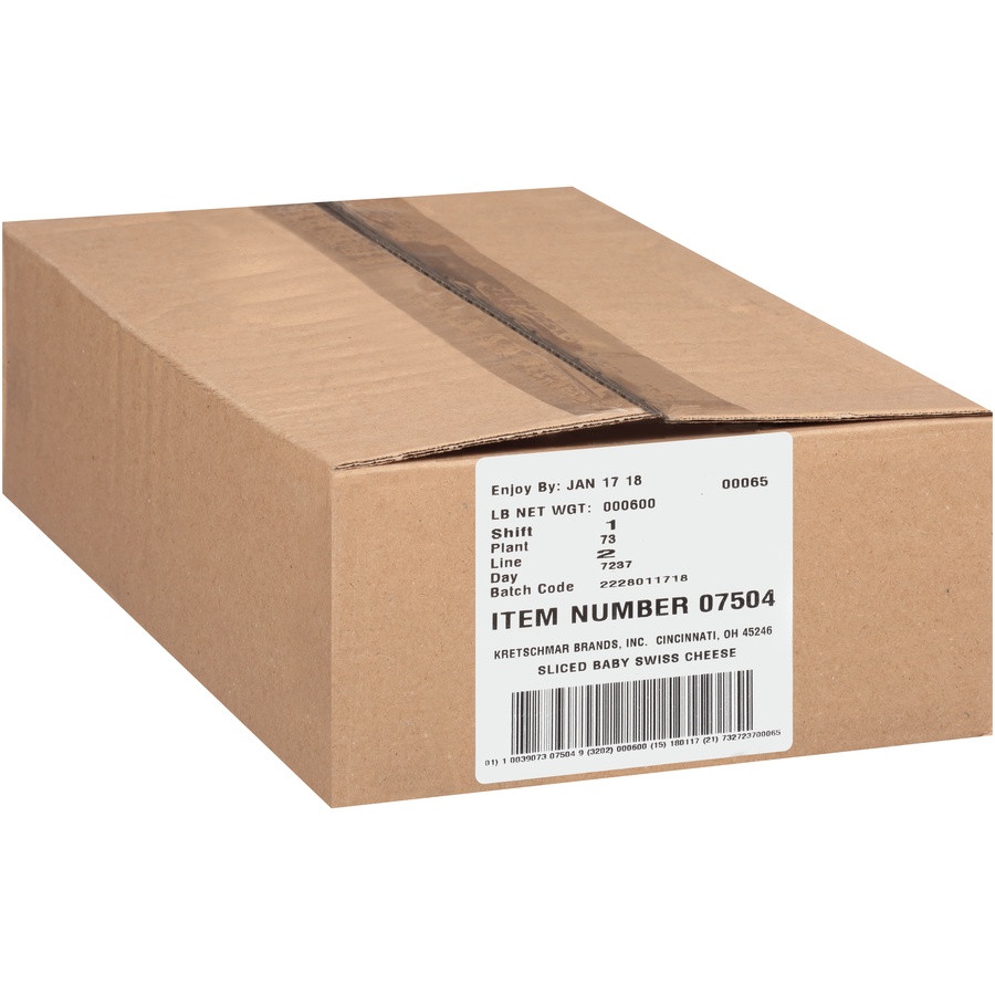 Kretschmar Sliced Baby Swiss Cheese 8 oz Shipt