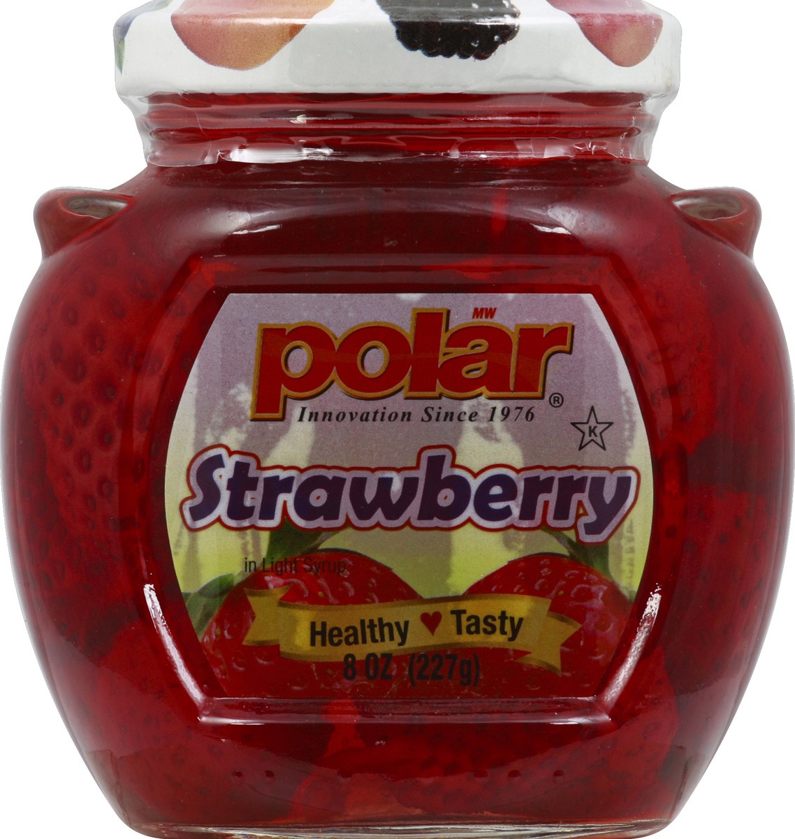 slide 2 of 2, MW Polar Strawberry In Light Syrup, 8 oz
