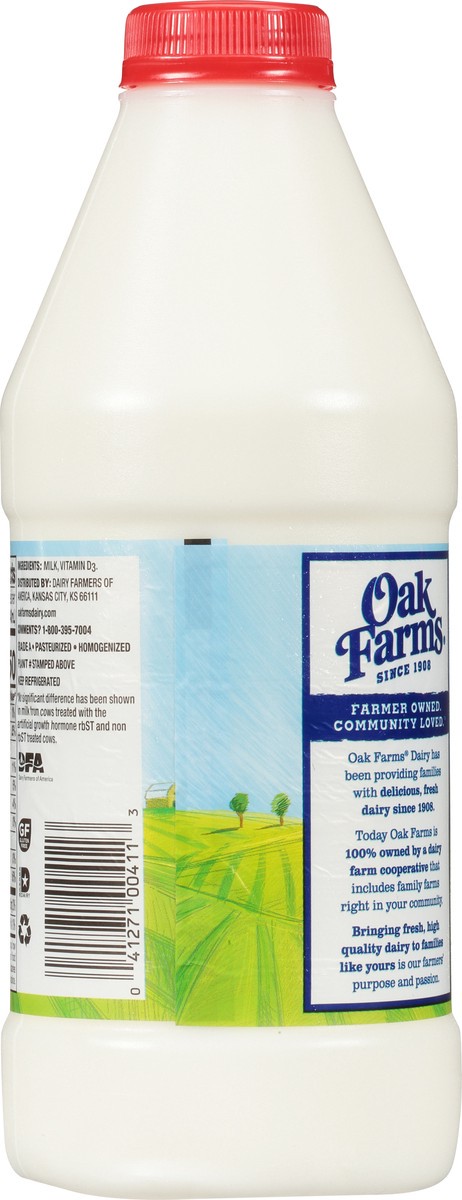 slide 9 of 14, Oak Farms Whole Milk 1 Qt, 1 qt