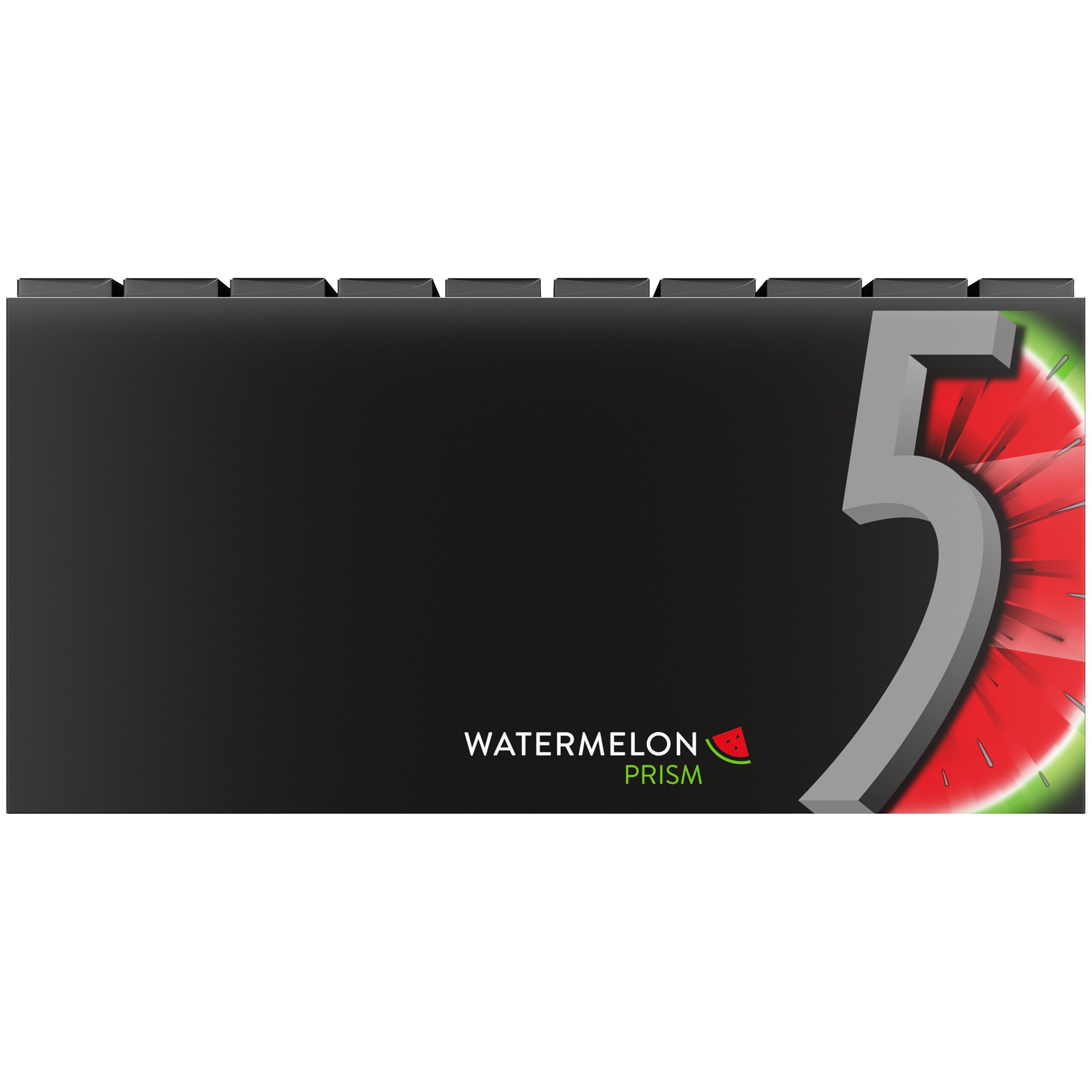 slide 6 of 7, 5 GUM Watermelon Prism Sugar Free Chewing Gum Bulk, 15 Stick Box (10 Pack), 150 pc