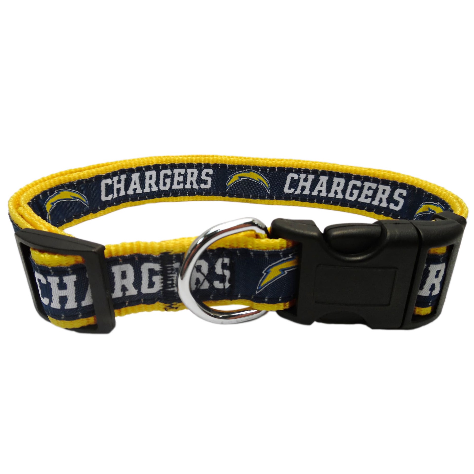 slide 1 of 1, Pets First Los Angeles Chargers Collar, MED