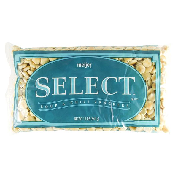 slide 1 of 2, Meijer Select Soup Crackers, 12 oz