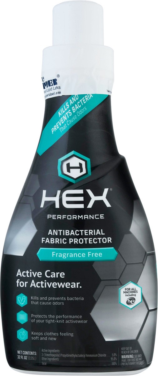 slide 8 of 13, HEX Performance Antimicrobial Fabric Protector, Fragrance Free, 32 oz