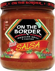 On The Border Hot Salsa - 16 oz