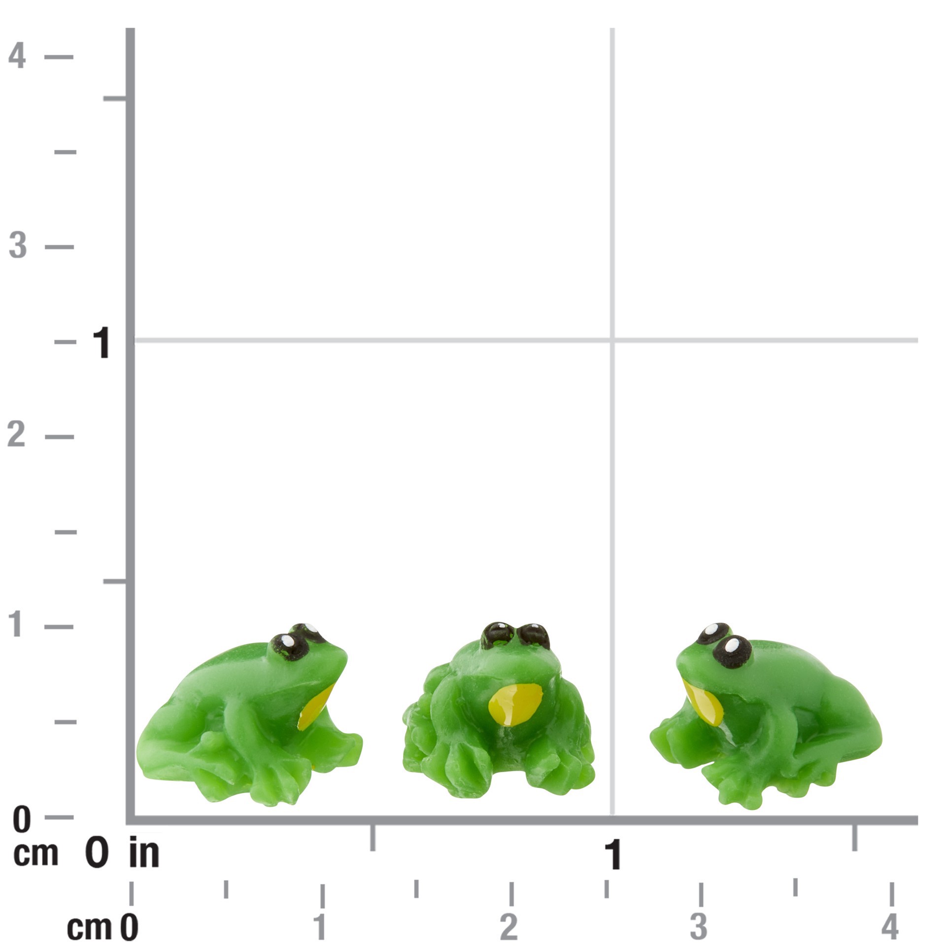 slide 3 of 3, Mini Sitting Frogs By Make Market, 0.375 in x 0.5 in x 0.5 in