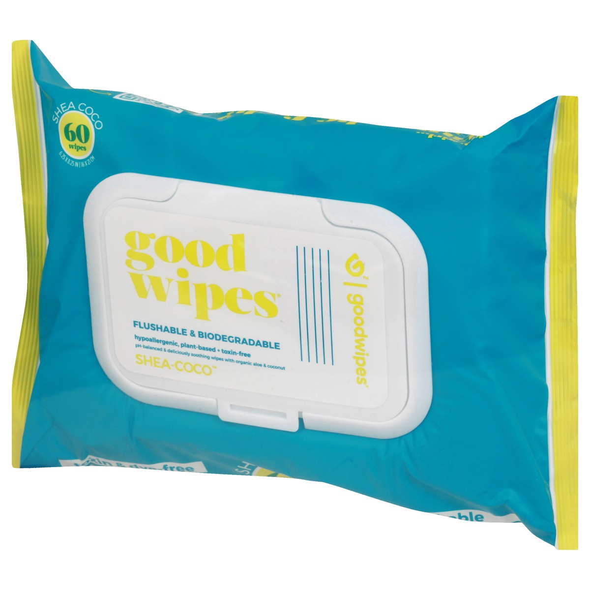 slide 8 of 9, Goodwipes Flushable & Plant-Based Shea-Coco Wipes XL 60 ea, 60 ct