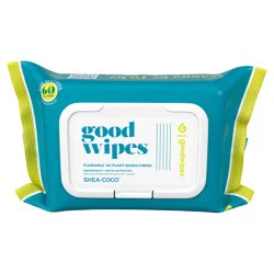 goodwipes Shea-Coco Flushable Wipes - 60ct