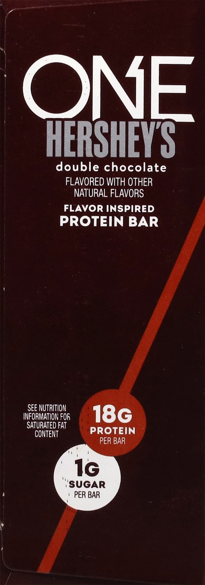 slide 7 of 15, One Hershey's Double Chocolate Protein Bar 4 - 2.12 oz Bars, 4 ct
