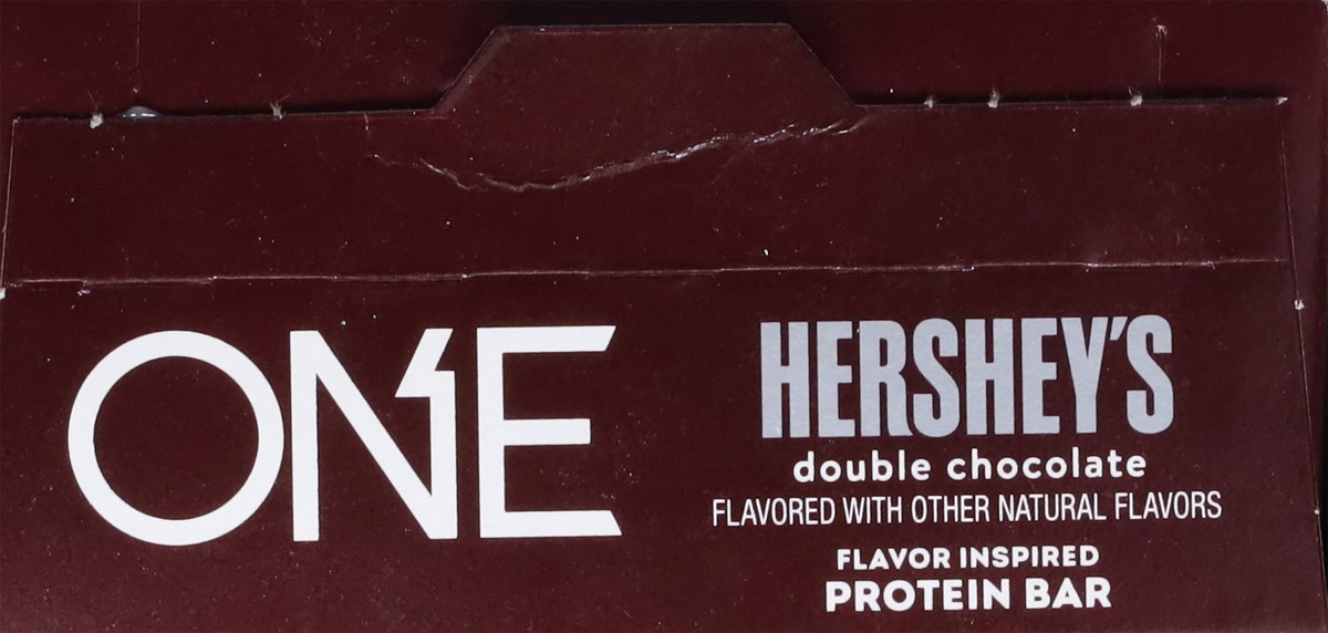 slide 9 of 15, One Hershey's Double Chocolate Protein Bar 4 - 2.12 oz Bars, 4 ct