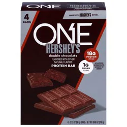 ONE Hershey's Double Chocolate Protein Bar - 4 - 2.12 oz Bars
