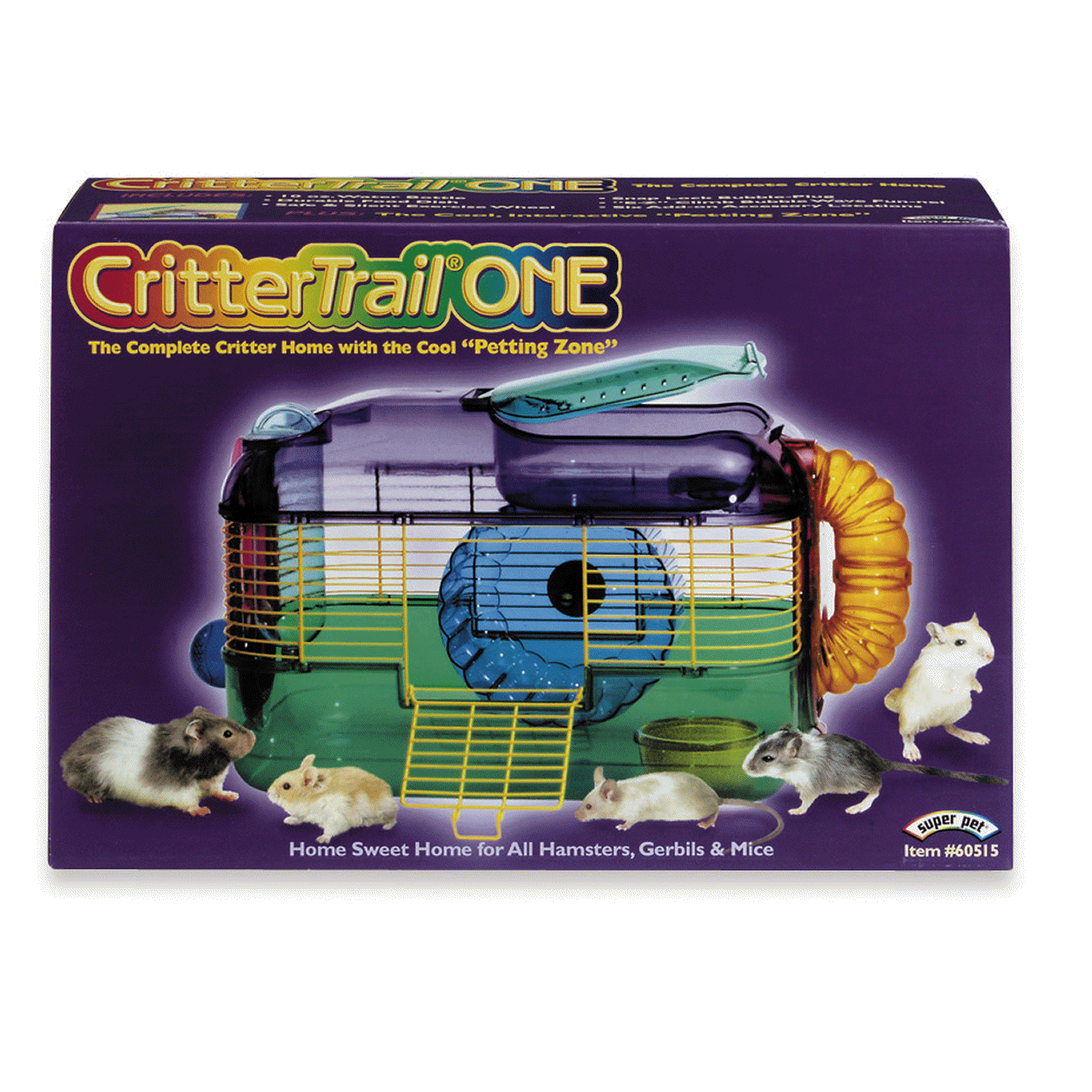 slide 1 of 1, Super Pet Critter Trail One, Small Animal Home, 11 in