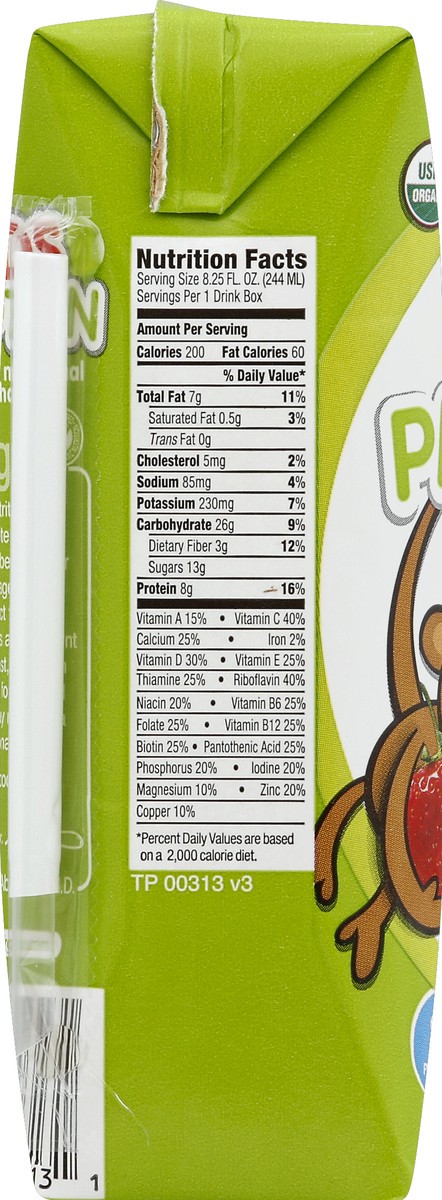 slide 4 of 4, Orgain Organic Kids Nutritional Shake,22 Vitamins & Minerals, Strawberry- 8.25 fl oz, 8.25 fl oz