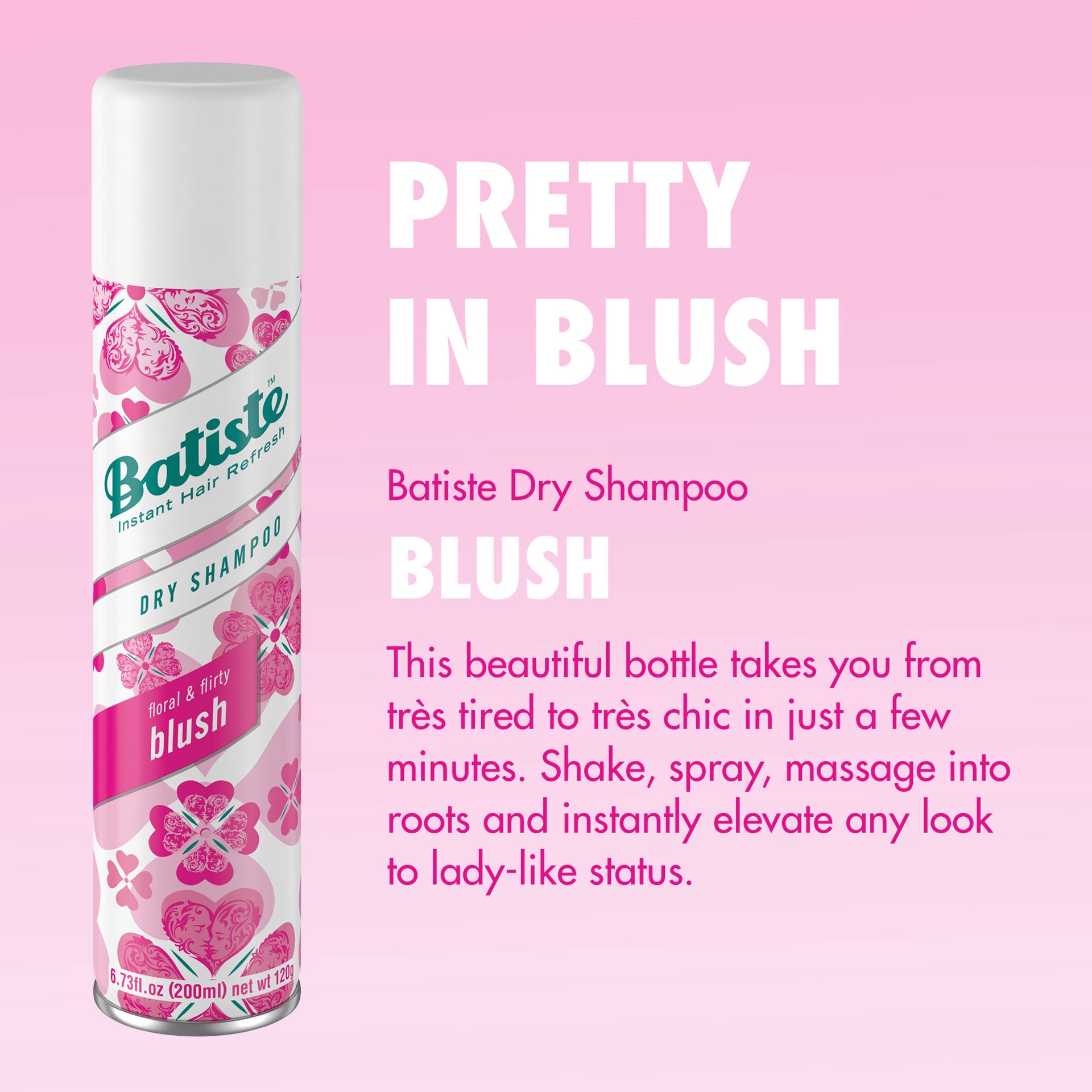 slide 4 of 5, Batiste Dry Shampoo, Blush Fragrance, 4.23 Oz, 4.23 oz
