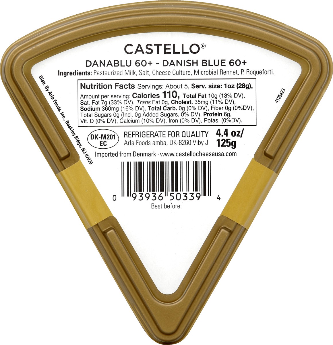 slide 8 of 8, Castello Extra Creamy Danish Blue Cheese, 4.4 oz., 4.4 oz