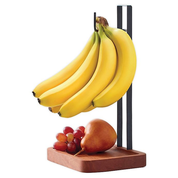 slide 1 of 4, Artisanal Kitchen Supply Banana Holder - Black, 1 ct