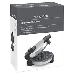 our goods Belgian Waffle Maker - Stainless Steel