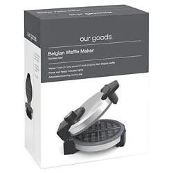our goods Belgian Waffle Maker - Stainless Steel