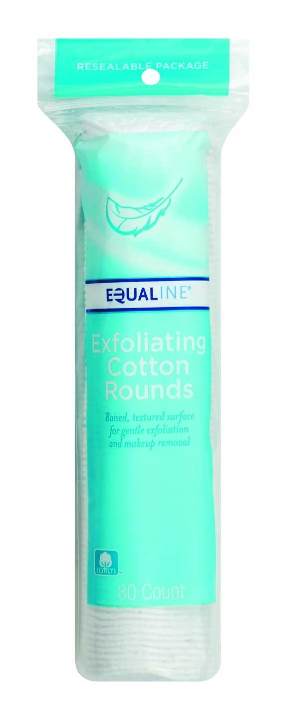 slide 1 of 1, Equaline Cotton Rounds, 80 ct