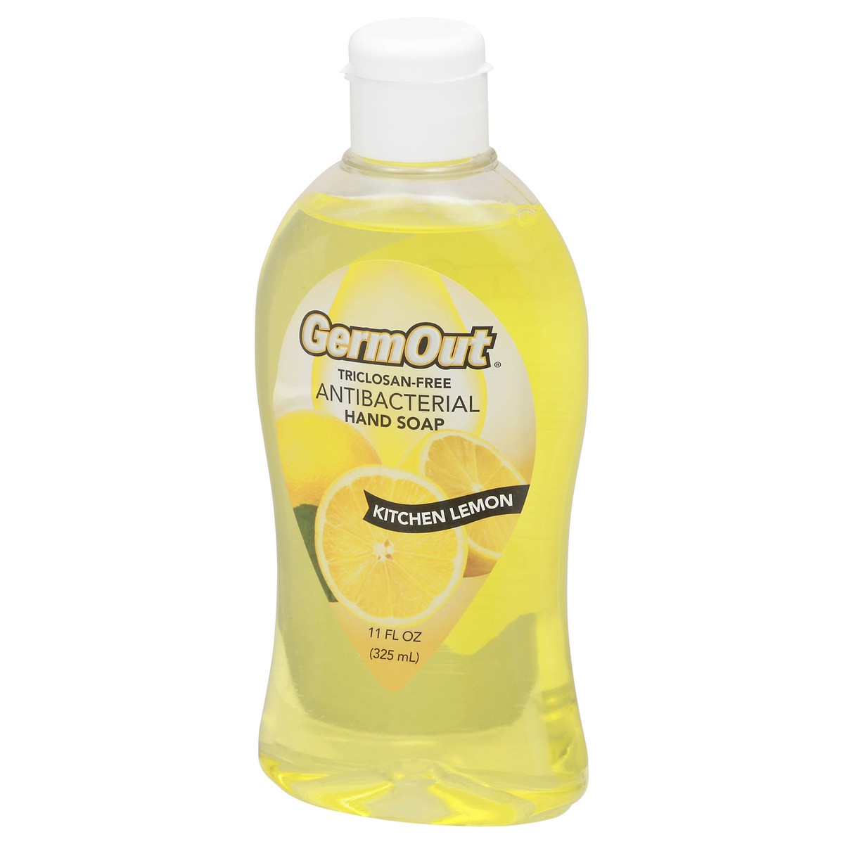 slide 5 of 12, GermOut Antibacterial Kitchen Lemon Hand Soap 11 fl oz, 11 fl oz