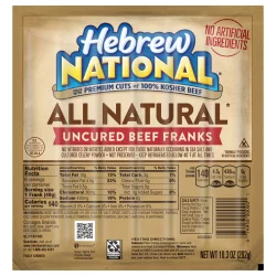 Hebrew National All Natural Uncured Beef Franks