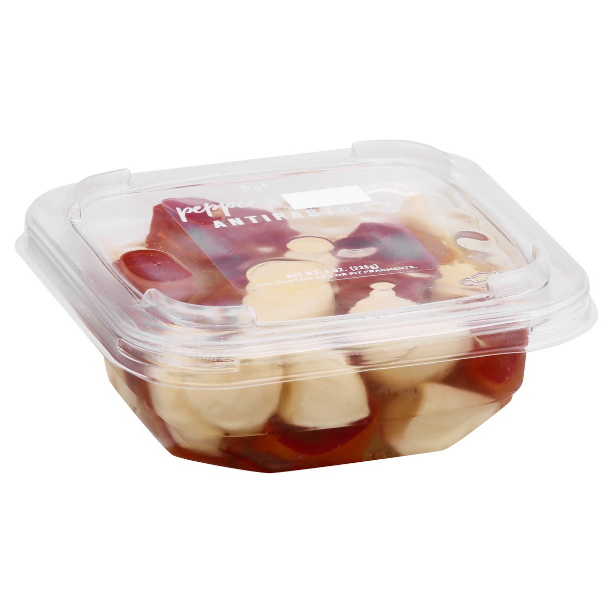 slide 3 of 13, DeLallo Garlic & Hot Pepper Antipasto In, 8 oz