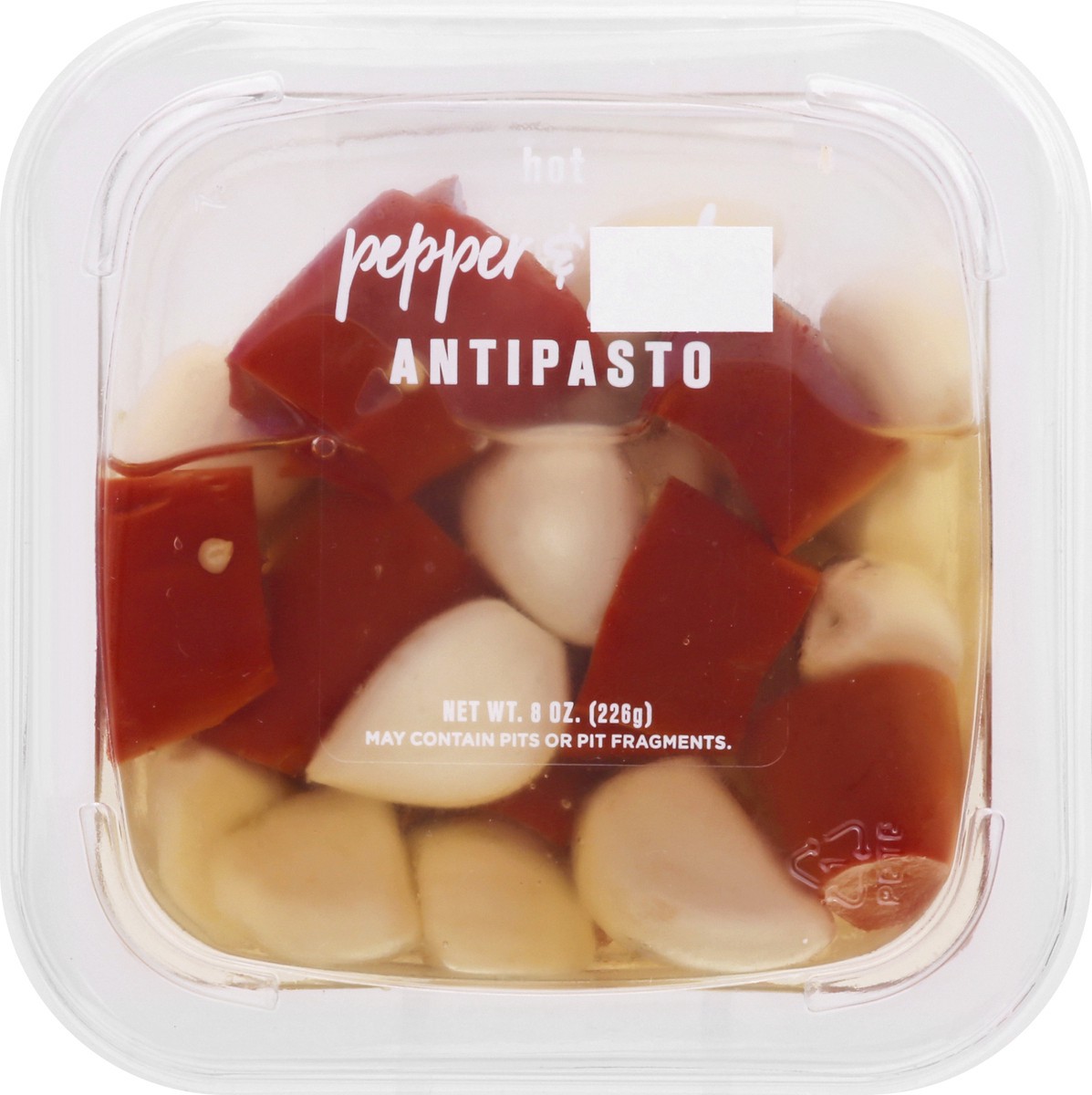 slide 1 of 13, DeLallo Garlic & Hot Pepper Antipasto In, 8 oz