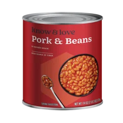 Know & Love Pork And Beans 114 Ounces