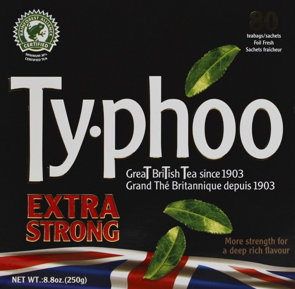 slide 4 of 6, Typhoo Tea, Extra Strong, Teabags/Sachets - 8.8 oz, 8.8 oz