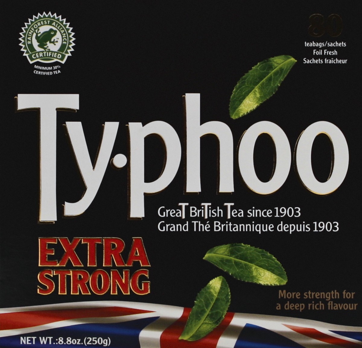 slide 5 of 6, Typhoo Tea, Extra Strong, Teabags/Sachets - 8.8 oz, 8.8 oz