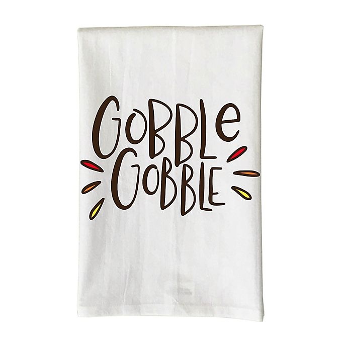 slide 1 of 1, Love You a Latte Shop Love You a Latte Gobble, Gobble'' Kitchen Towel - White'', 1 ct